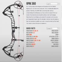 博泰克RPM360复合弓Bowtech RPM 360